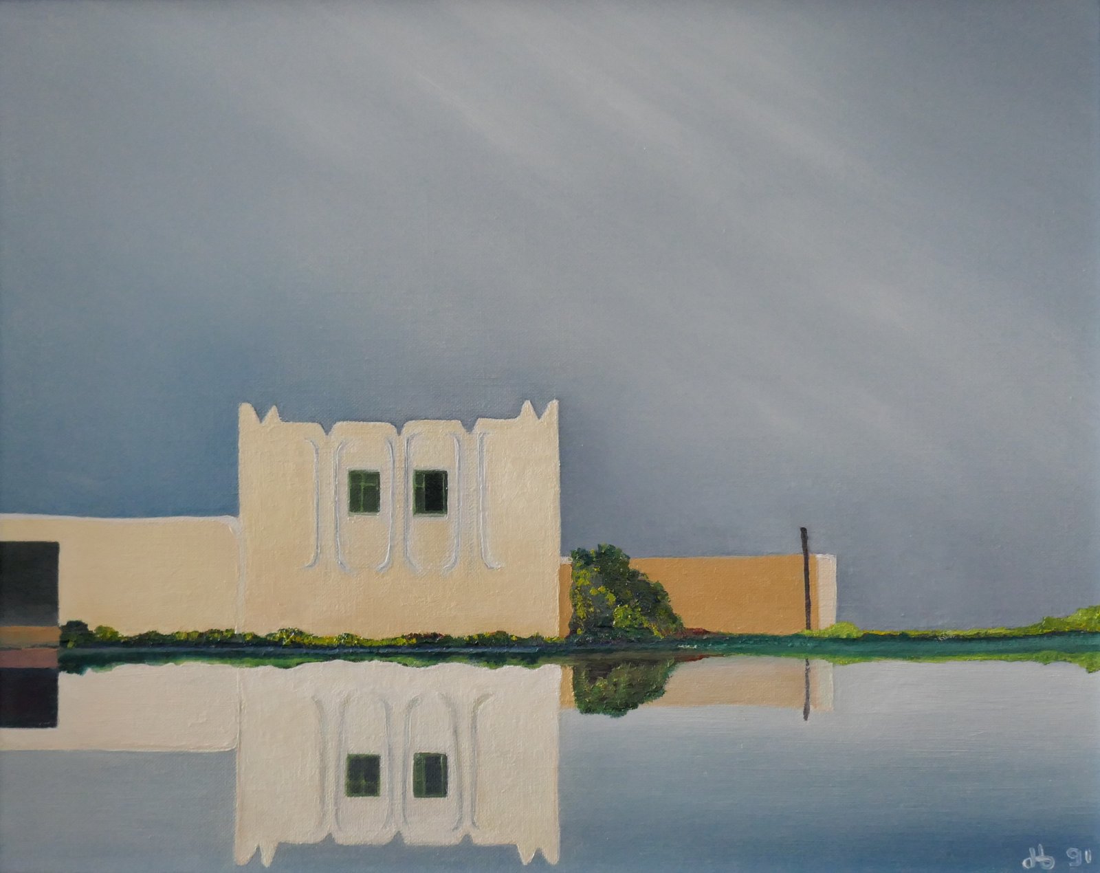 Weerspiegeling op Kos